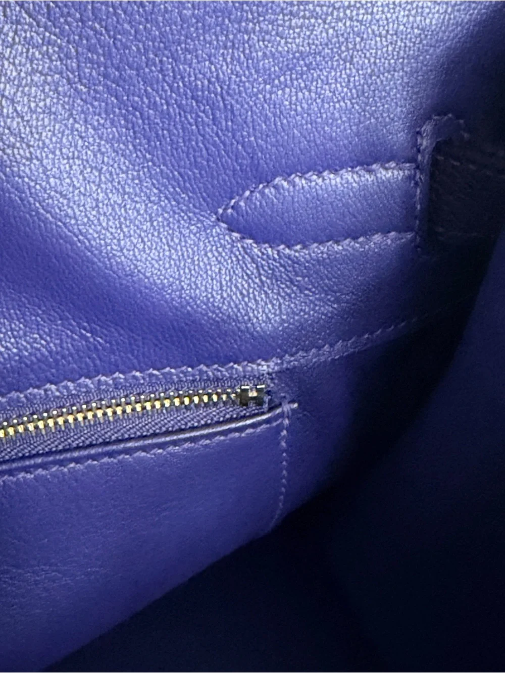 IMPORTED HANDMADE PLATED GHW IRIS CASSIS PURPLE 35 CM BIRKIN